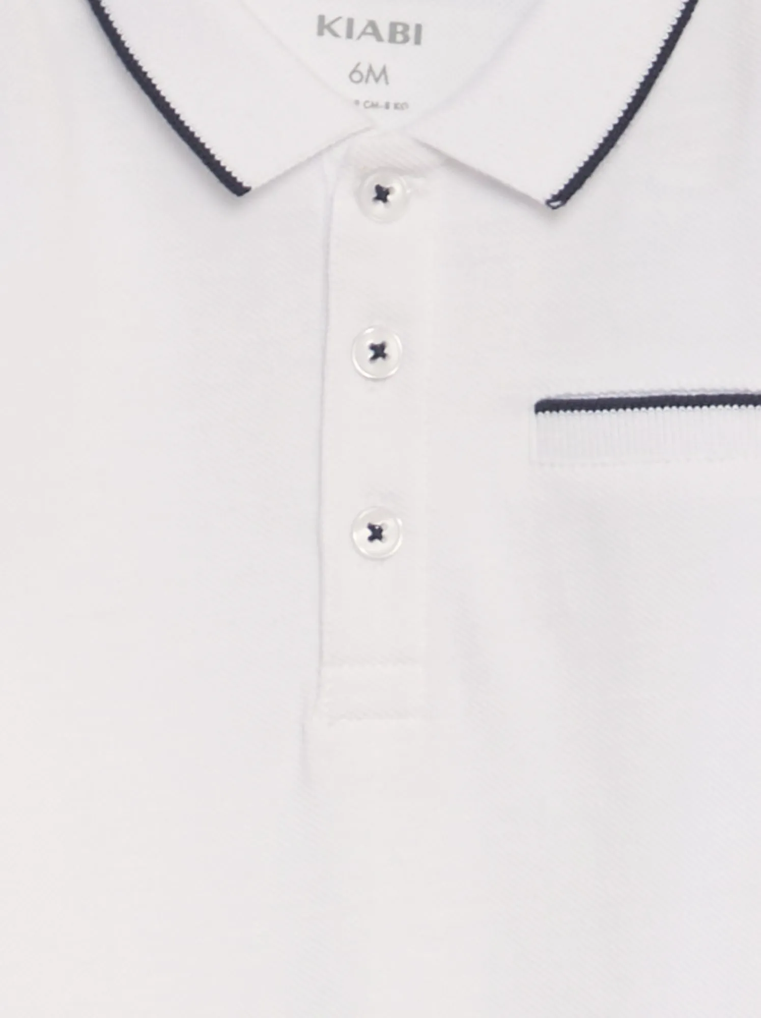 Body-polo a maniche lunghe - BIANCO