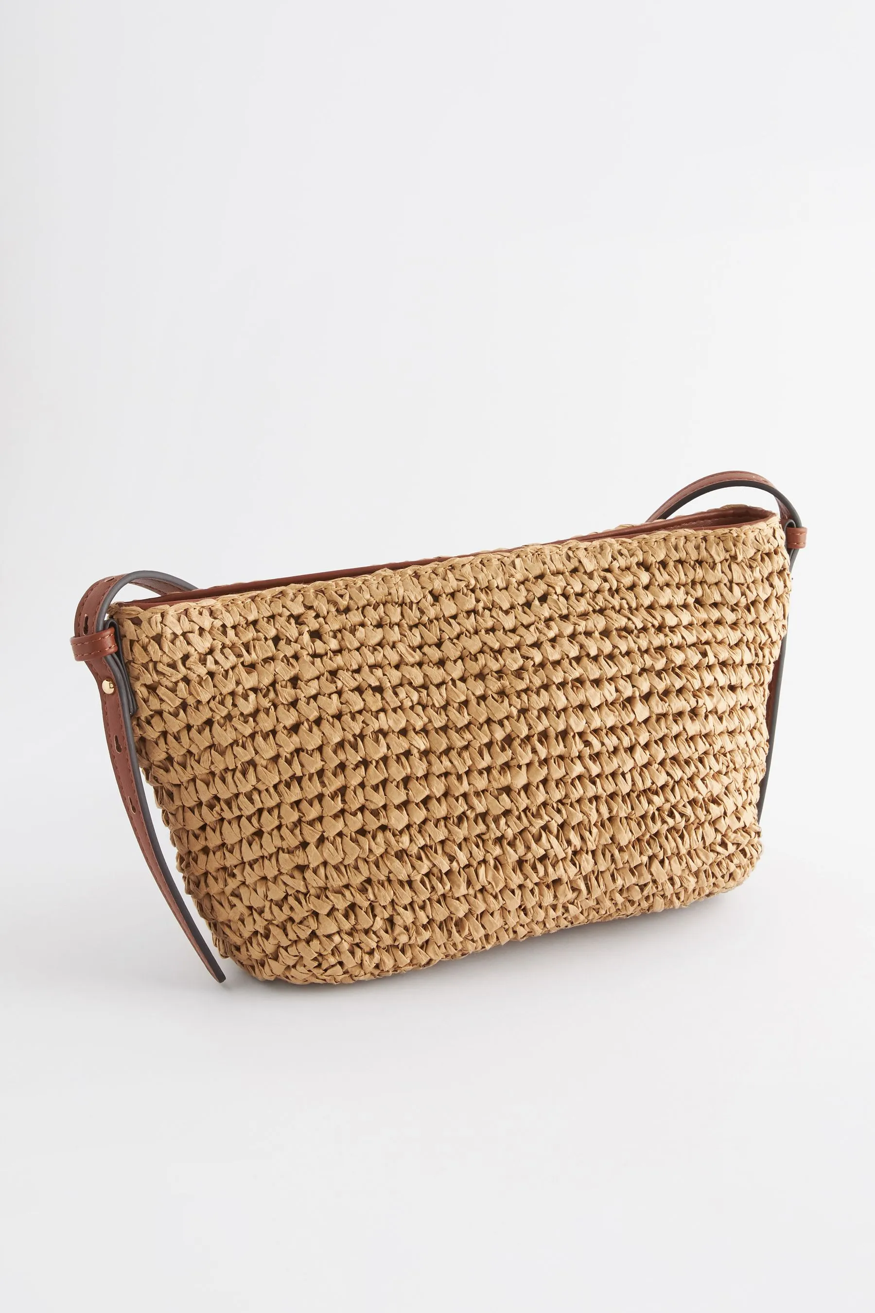 Borsa a tracolla in paglia    
