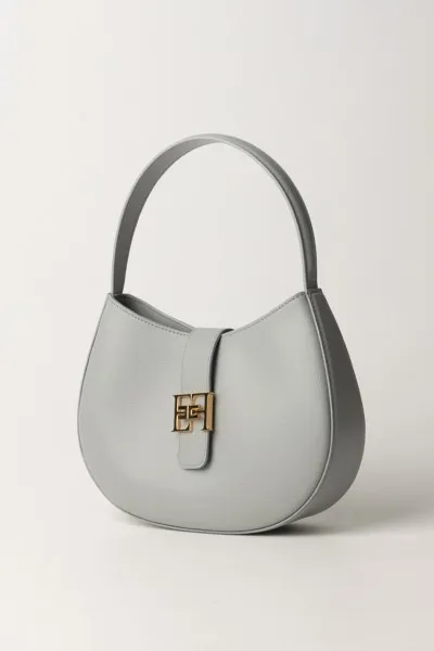 Borsa hobo grande con logo Perla