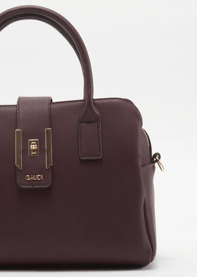 Borsa in ecopelle con tracolla rimovibile