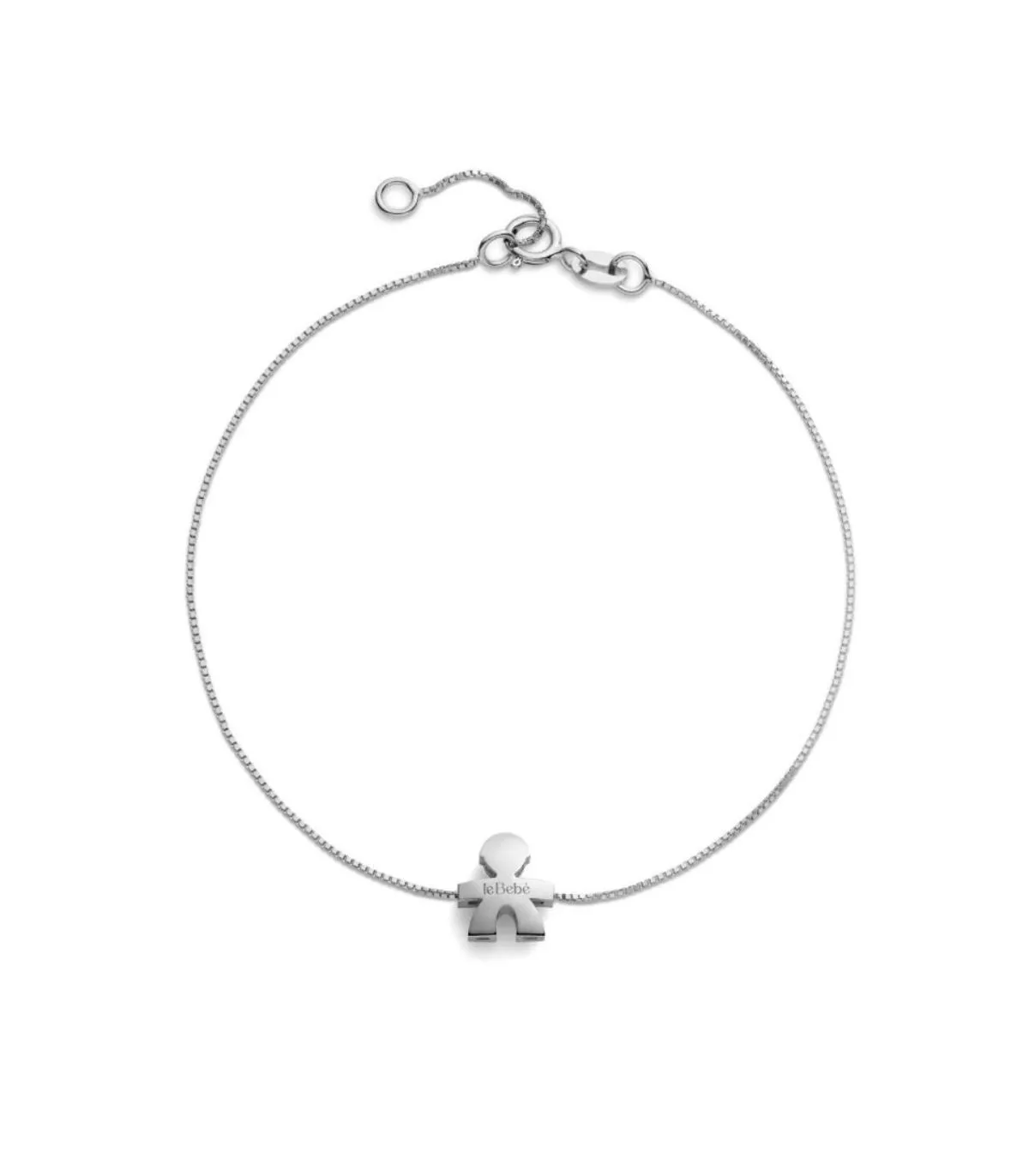 Bracciale Le Bebé I Tesorini LBB932 Oro Bianco 18kt Sagoma Bimbo