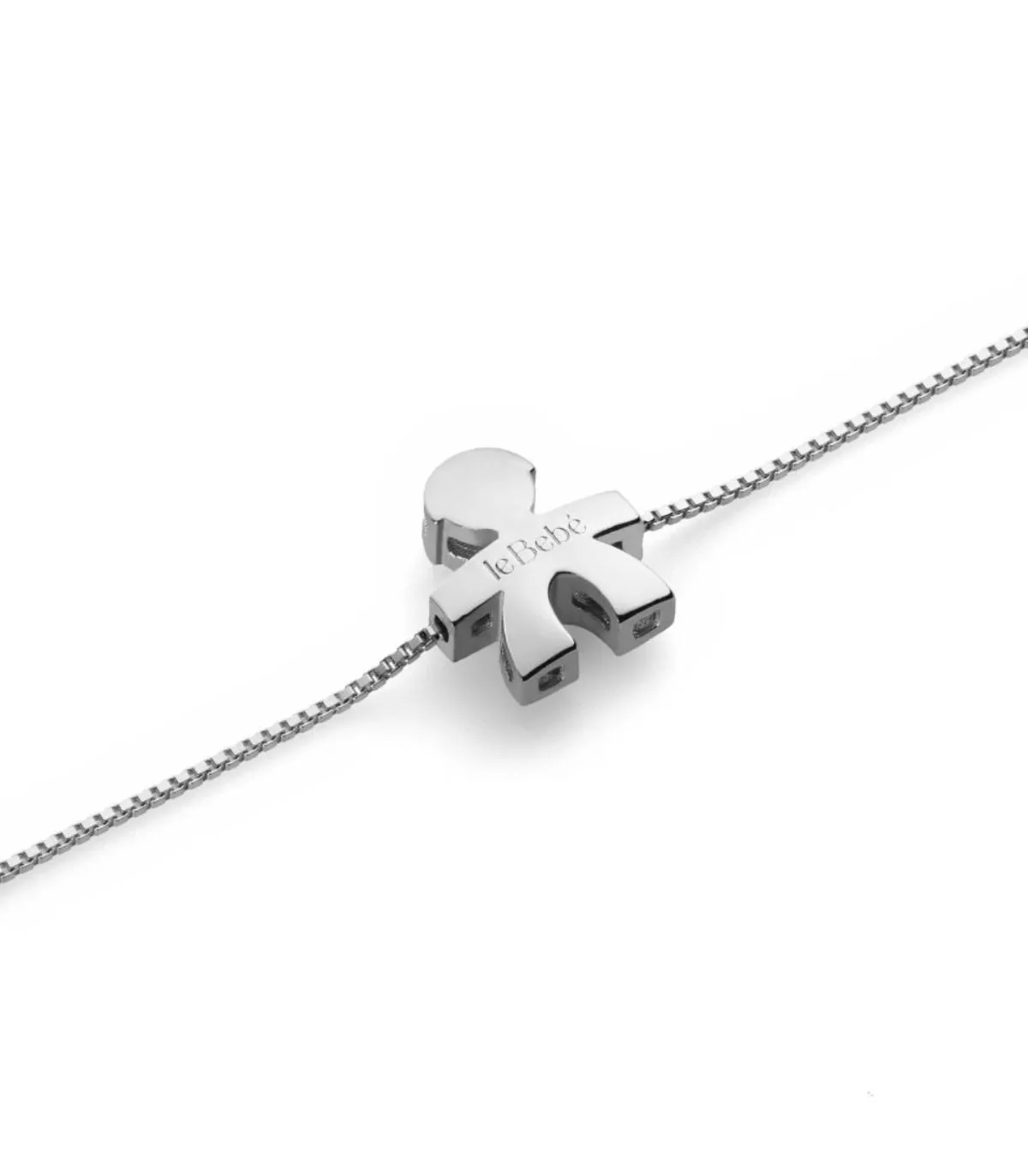 Bracciale Le Bebé I Tesorini LBB932 Oro Bianco 18kt Sagoma Bimbo