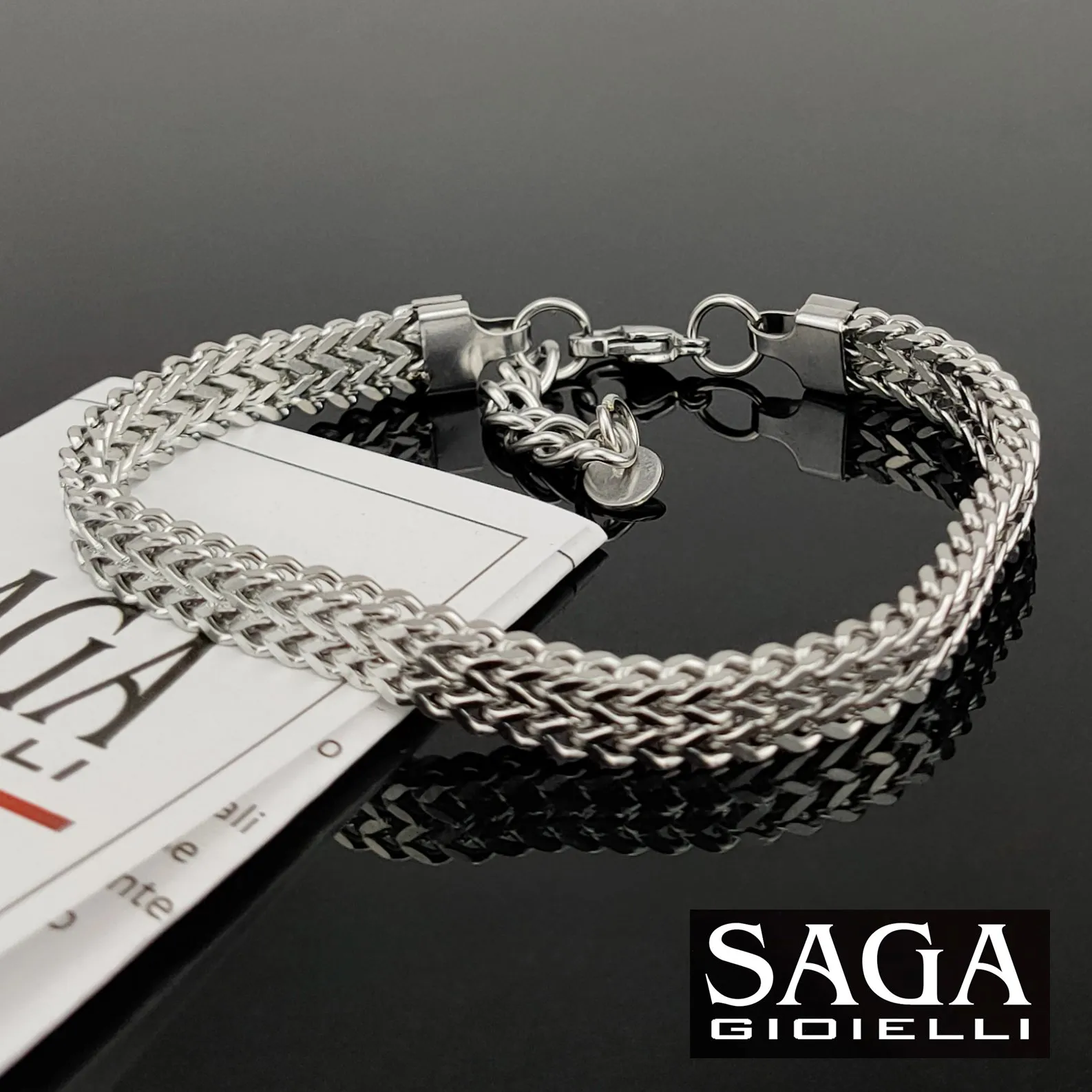 BRACCIALE UOMO ACCIAIO