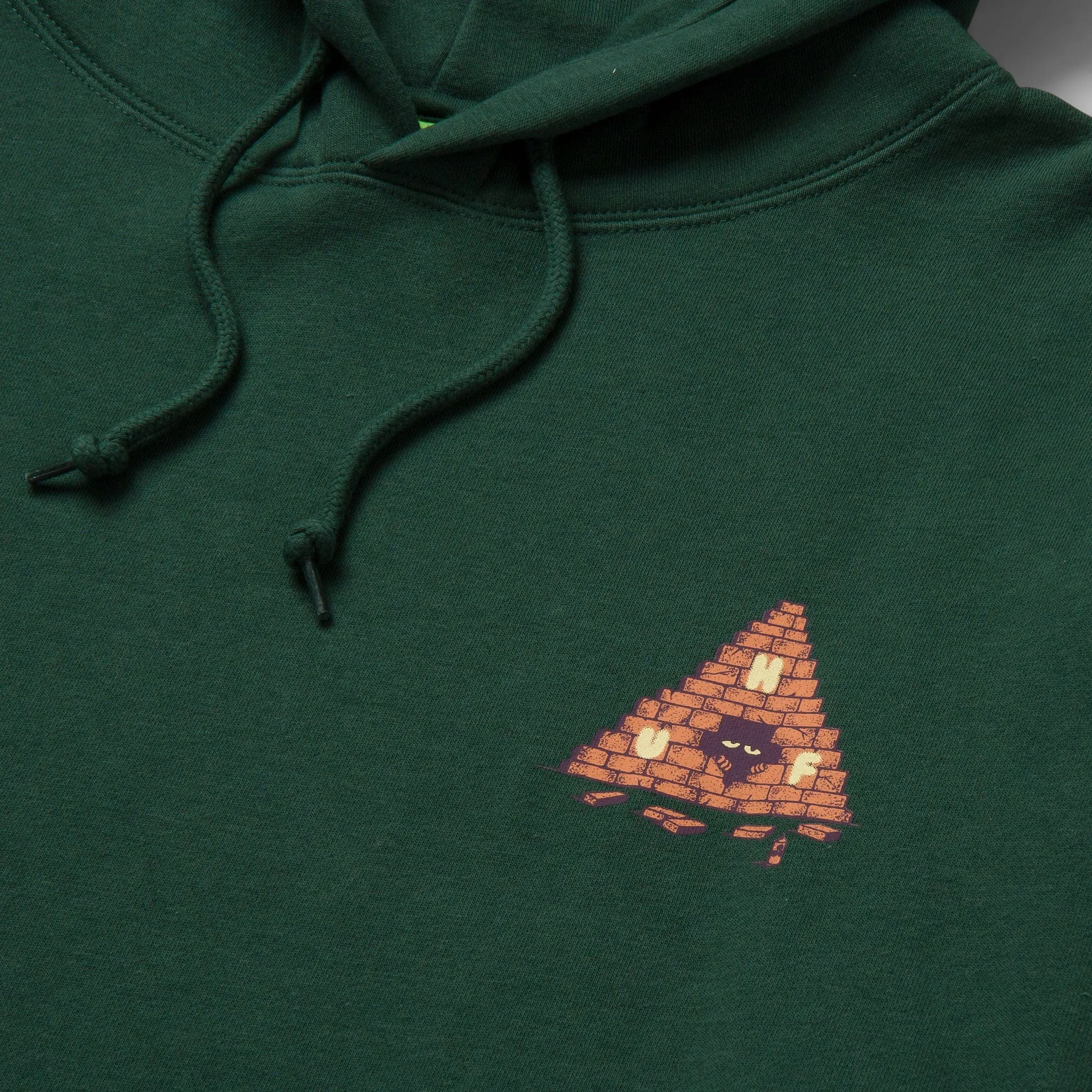 BRICK LURK P/O HOODIE - FOREST GREEN