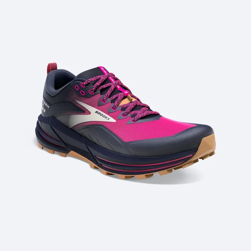 Brooks CASCADIA 16 Scarpe Trail Donna  Peacoat/Pink/Biscuit