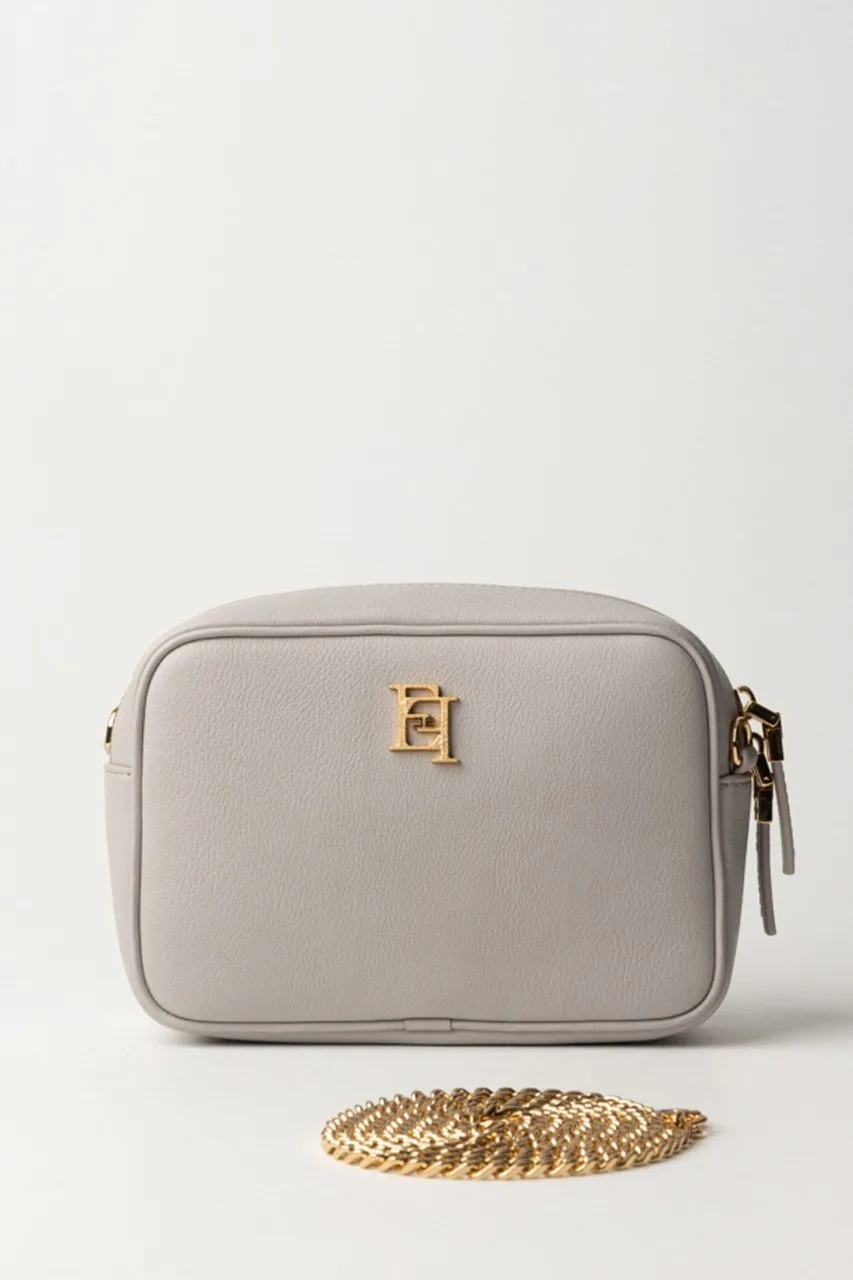 Camera bag con logo oro Perla