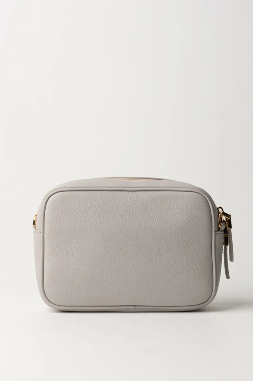 Camera bag con logo oro Perla