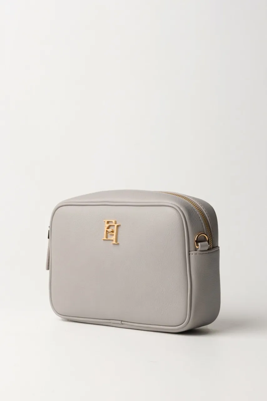 Camera bag con logo oro Perla