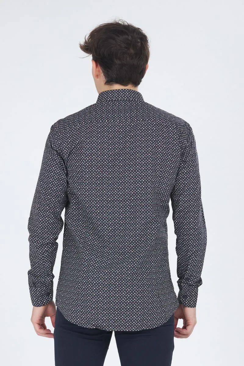 Camicia Uomo Nero
