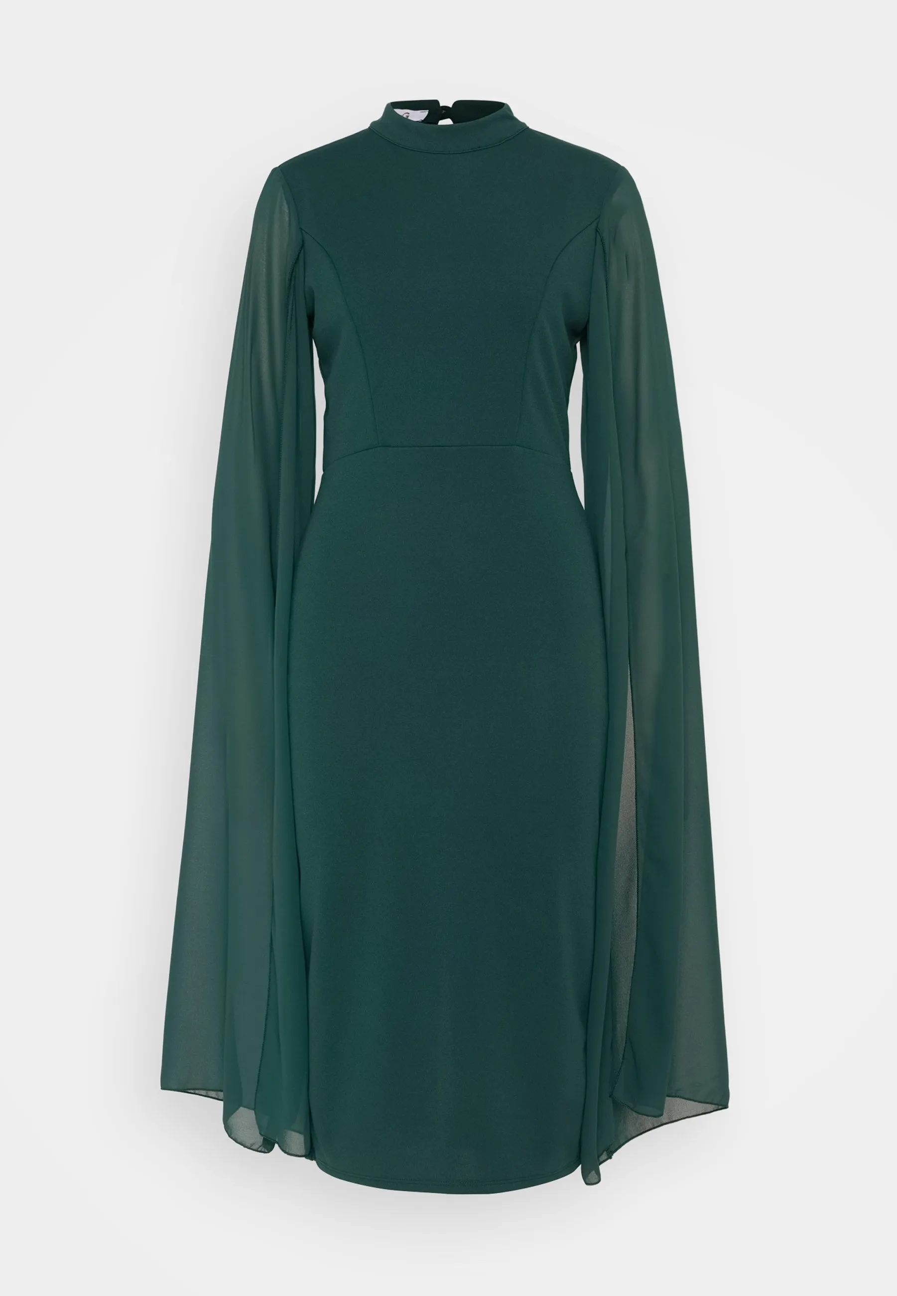 CAPE SLEEVE DRESS - Vestito di maglina