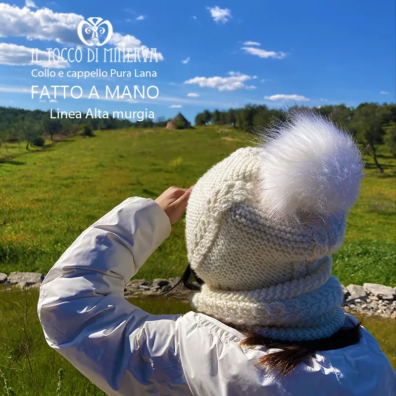 Cappello e Collo linea Alta Murgia - Fatto a Mano