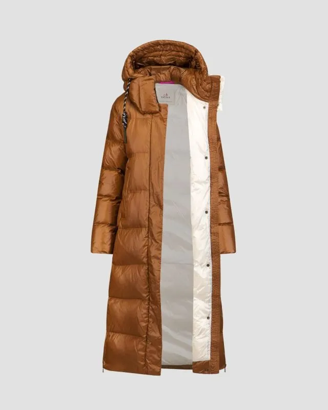 Cappotto marrone con piumino da donna Deha