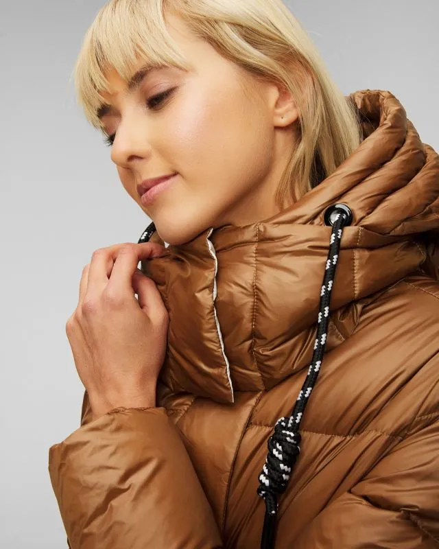 Cappotto marrone con piumino da donna Deha
