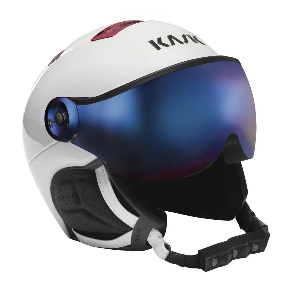 Casco da sci Kask Chrome bianco fotocromatico / Rainbow