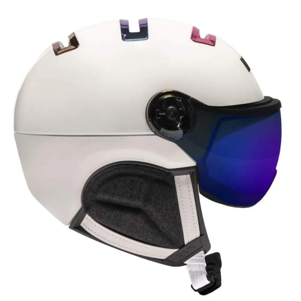 Casco da sci Kask Chrome bianco fotocromatico / Rainbow