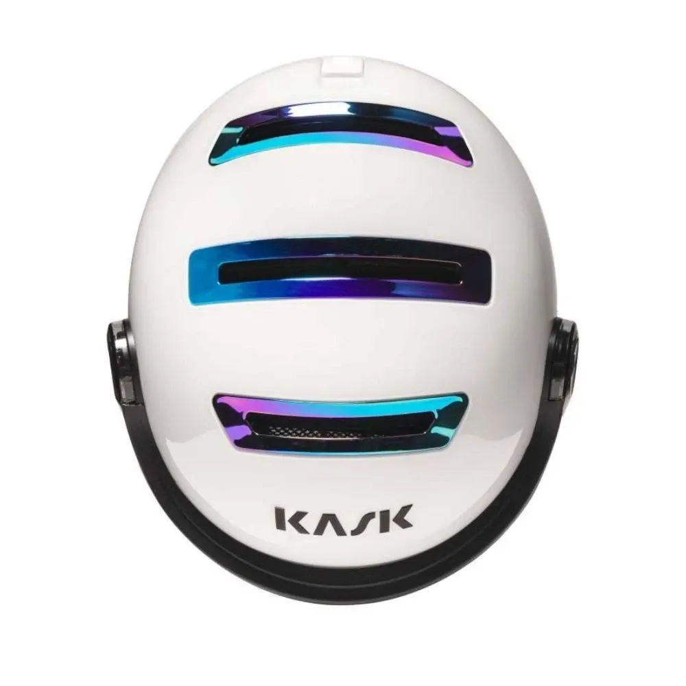 Casco da sci Kask Chrome bianco fotocromatico / Rainbow