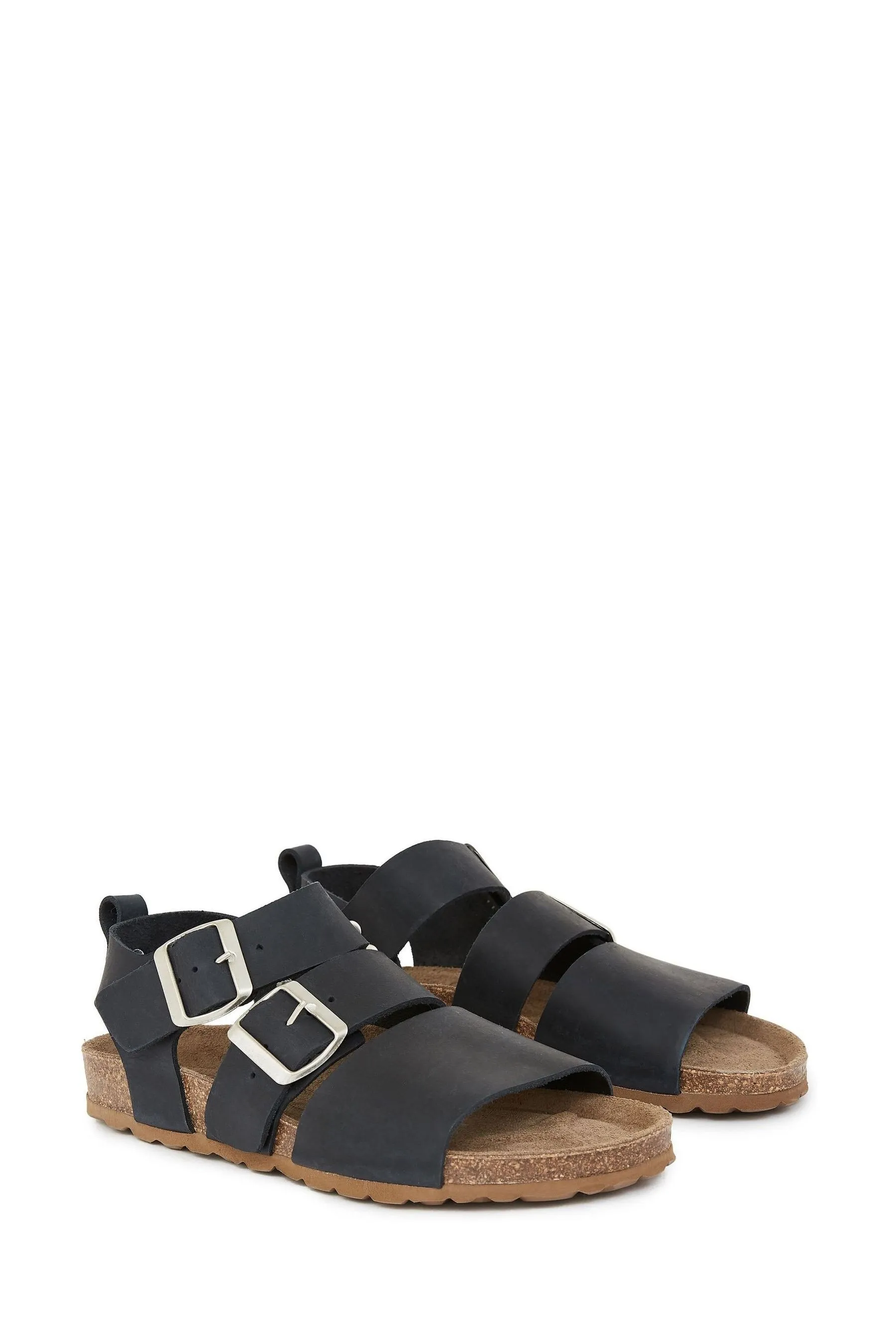 Celtic & Co - Blu - Sandali con triplo cinturino