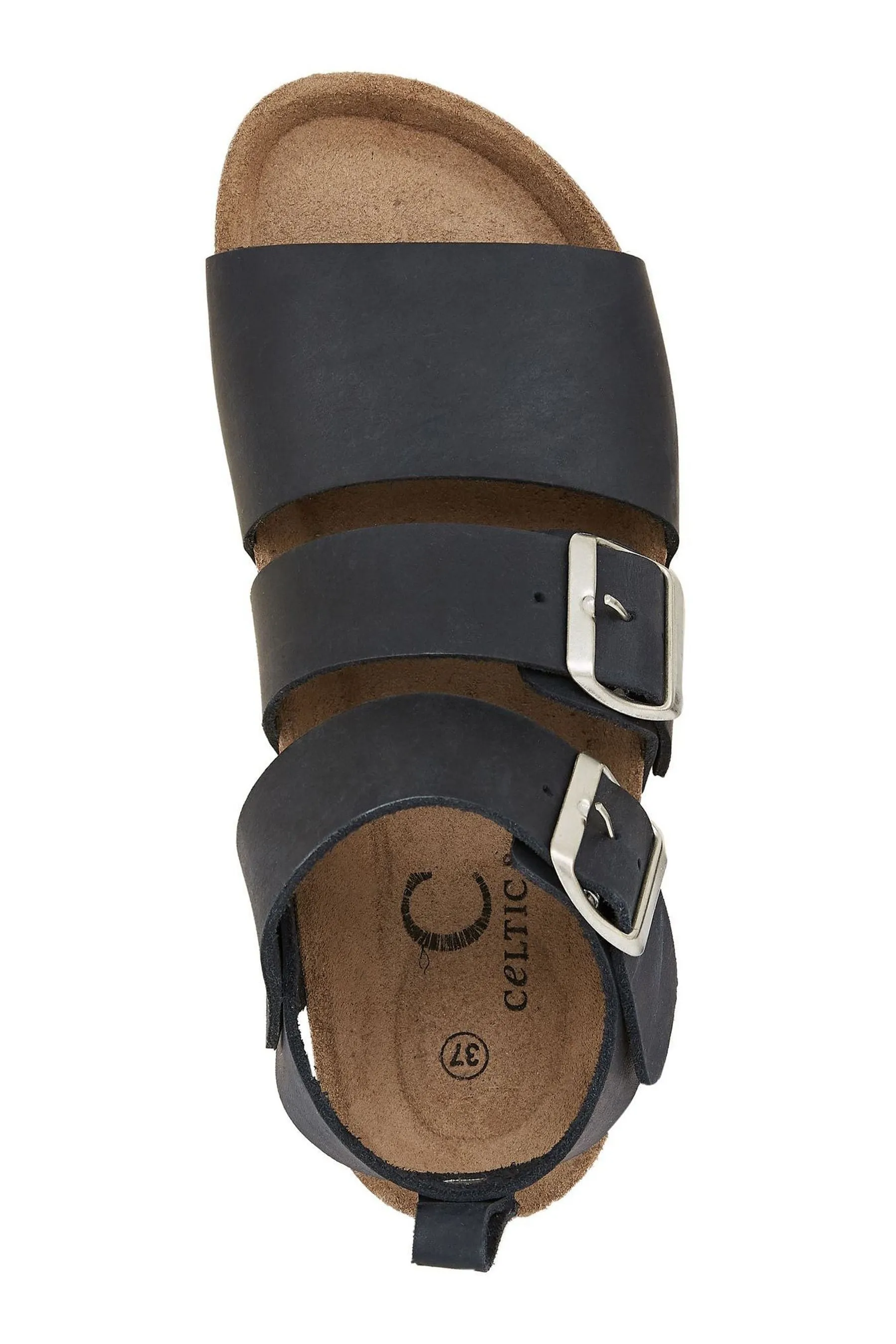 Celtic & Co - Blu - Sandali con triplo cinturino