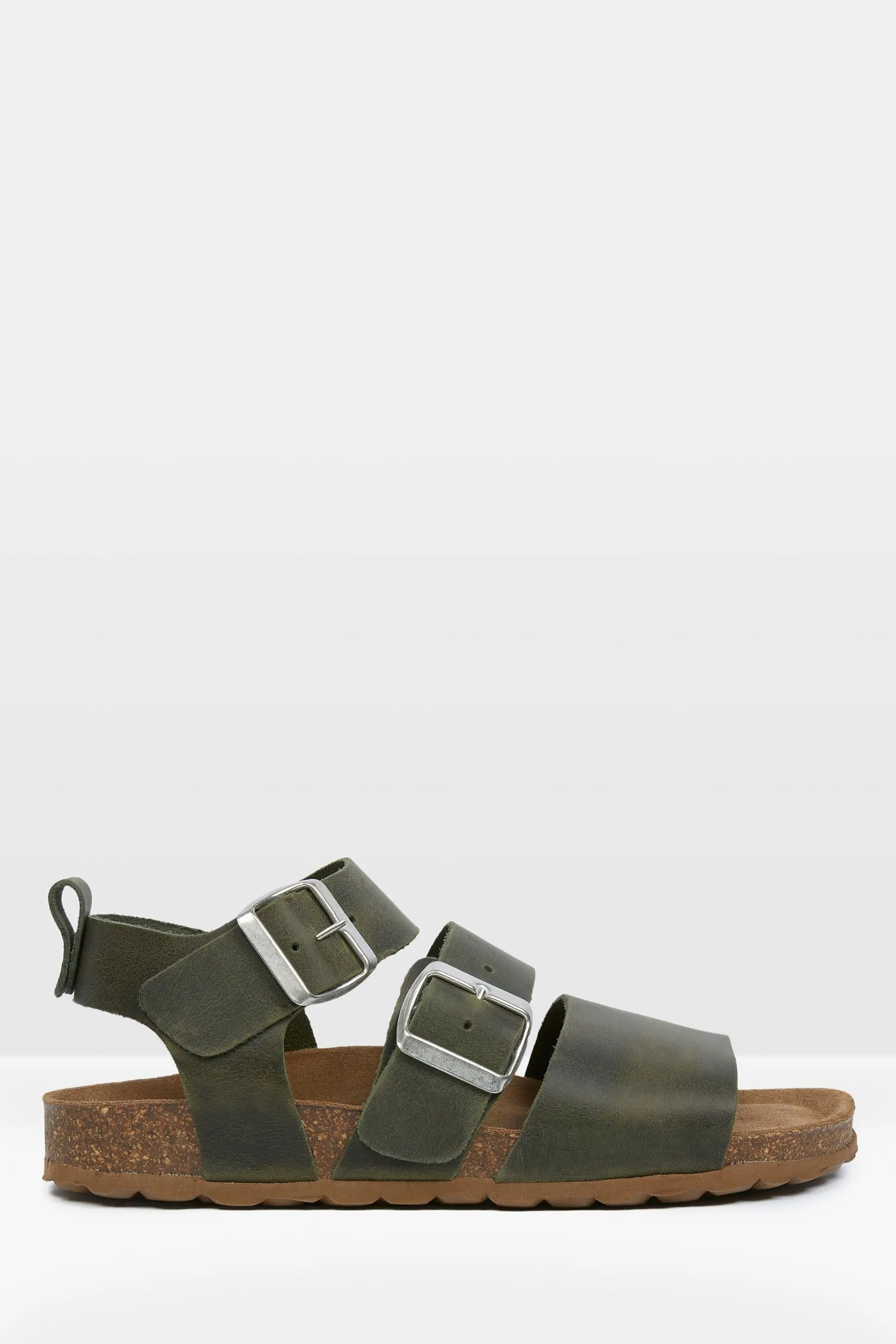 Celtic & Co. Verde - Sandali con triplo cinturino