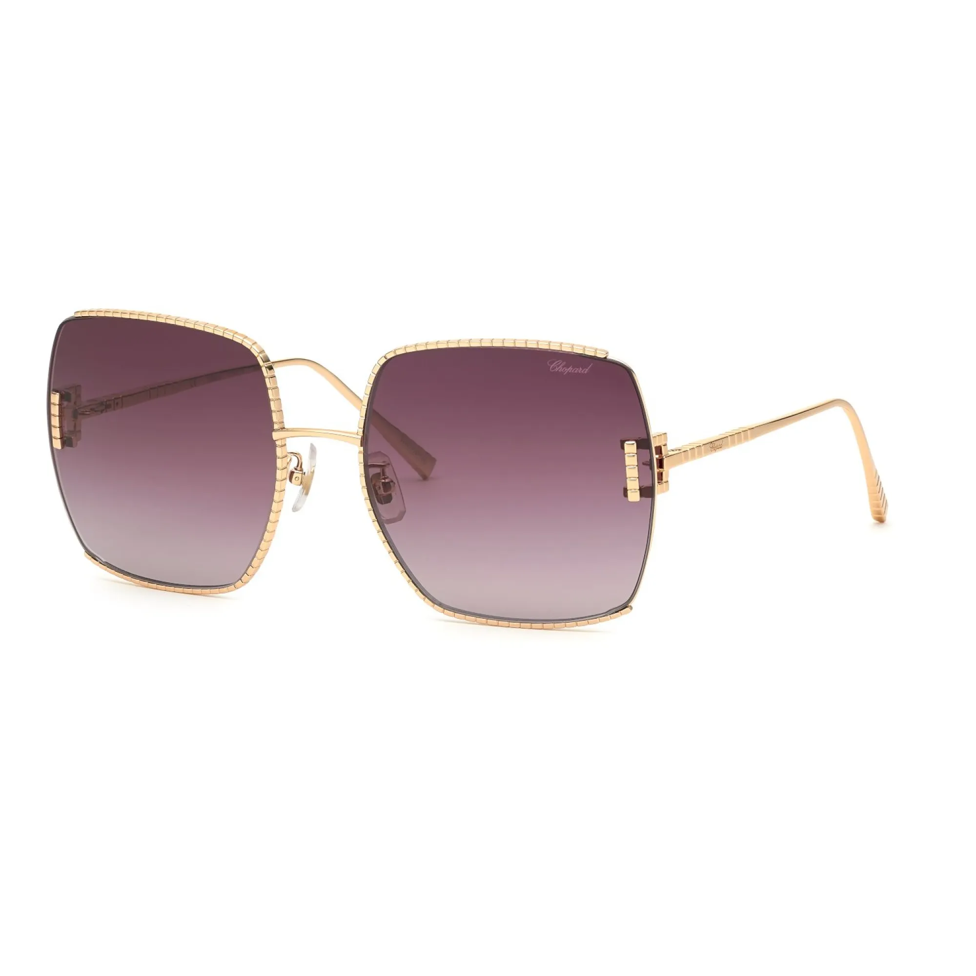   Chopard SCHG30M - 0300 Totale Oro Rosa Lucido | Occhiale Da Sole Donna 