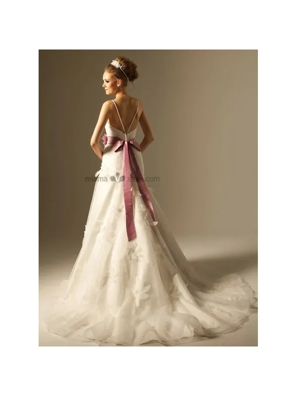 Cintura di taffetta per abiti da sposa