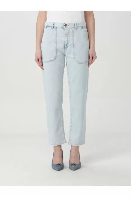 CLOE CHINO DENIM SNOW WASH PINKO 102761A1JH PJQ