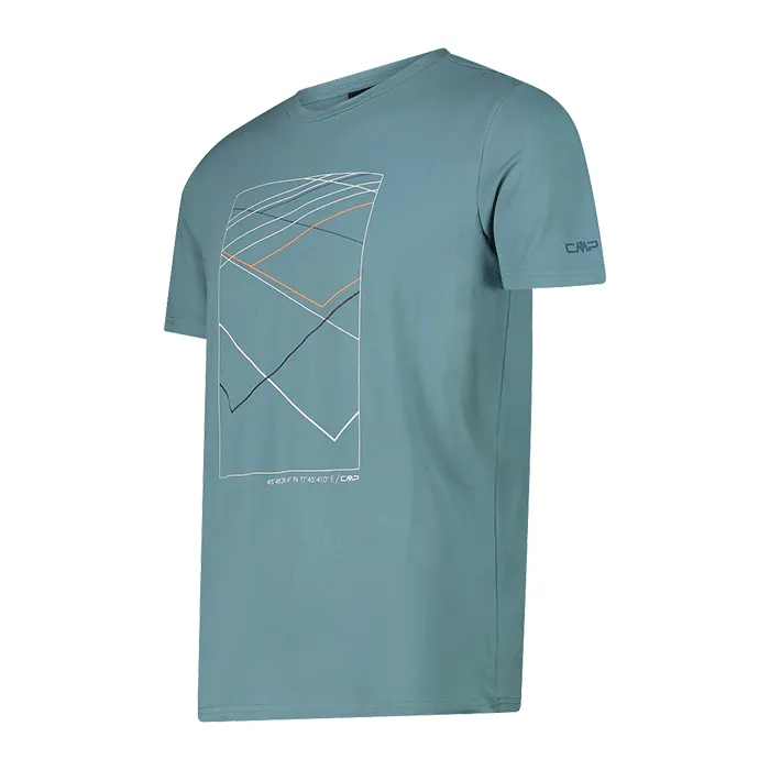 CMP Maglietta girocollo tecnica Uomo HYDRO-BLUESTEEL 39T7567 28ER