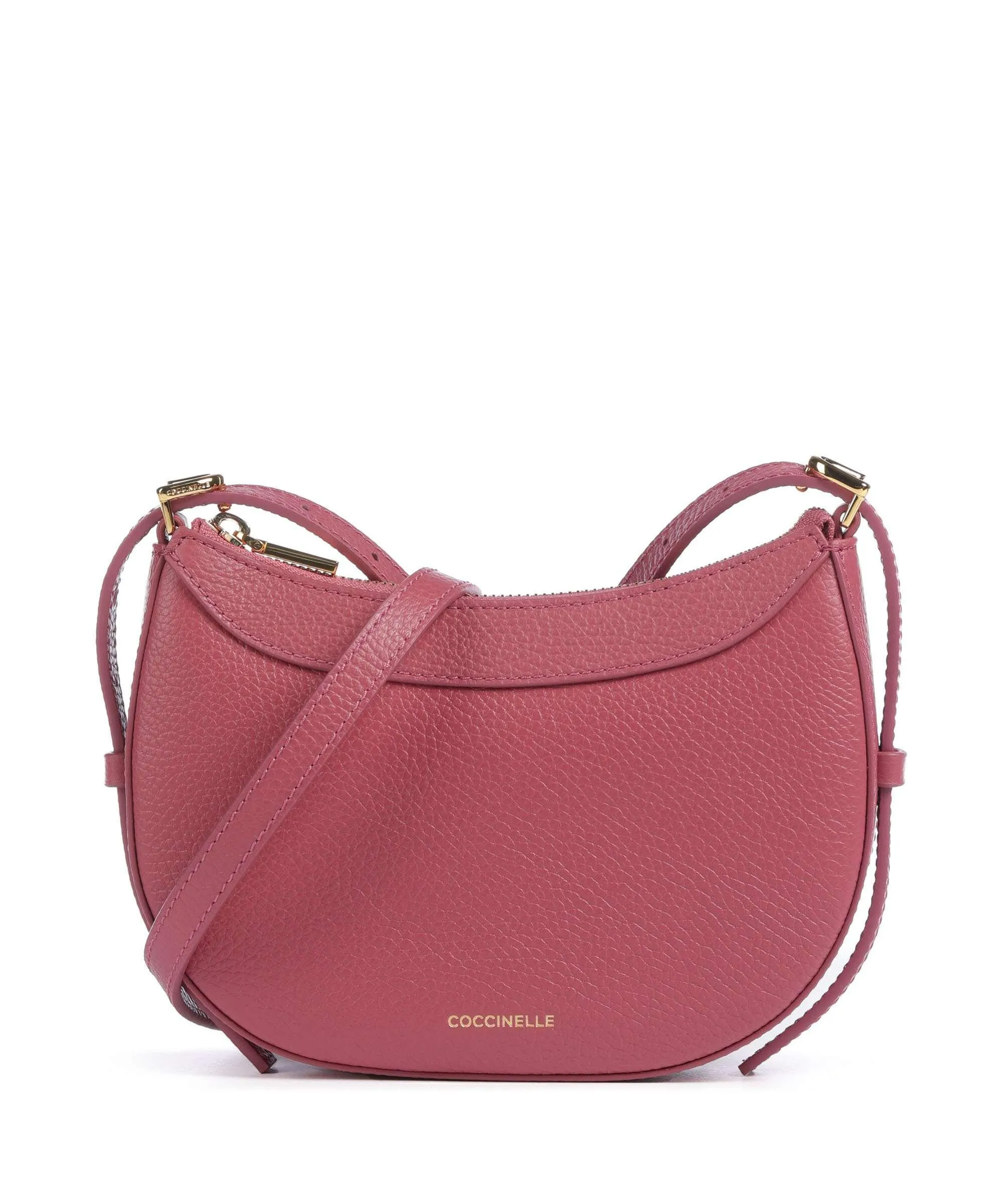 Coccinelle Whisper Borsa a tracolla pelle di vacchetta grana rosa antico  