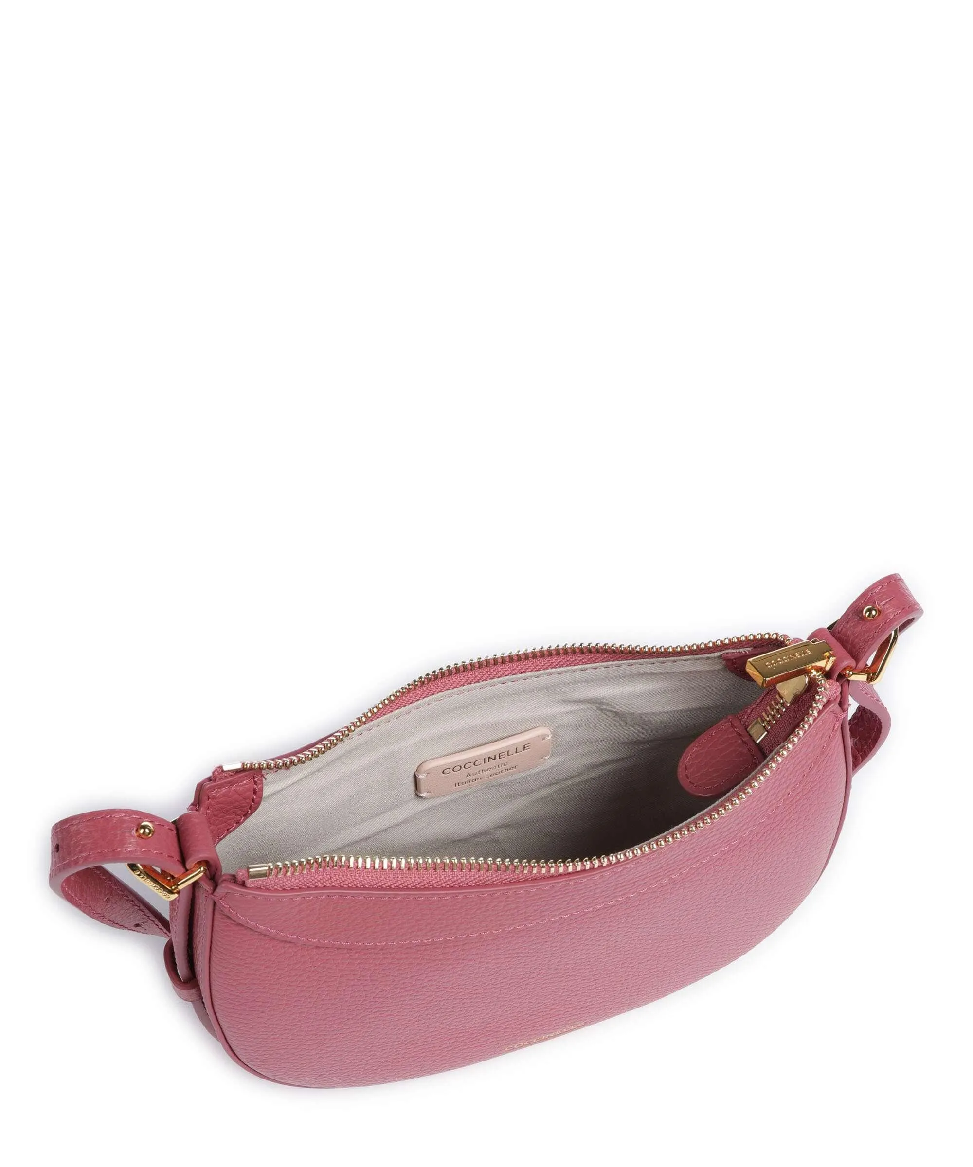  Coccinelle Whisper Borsa a tracolla pelle di vacchetta grana rosa antico  