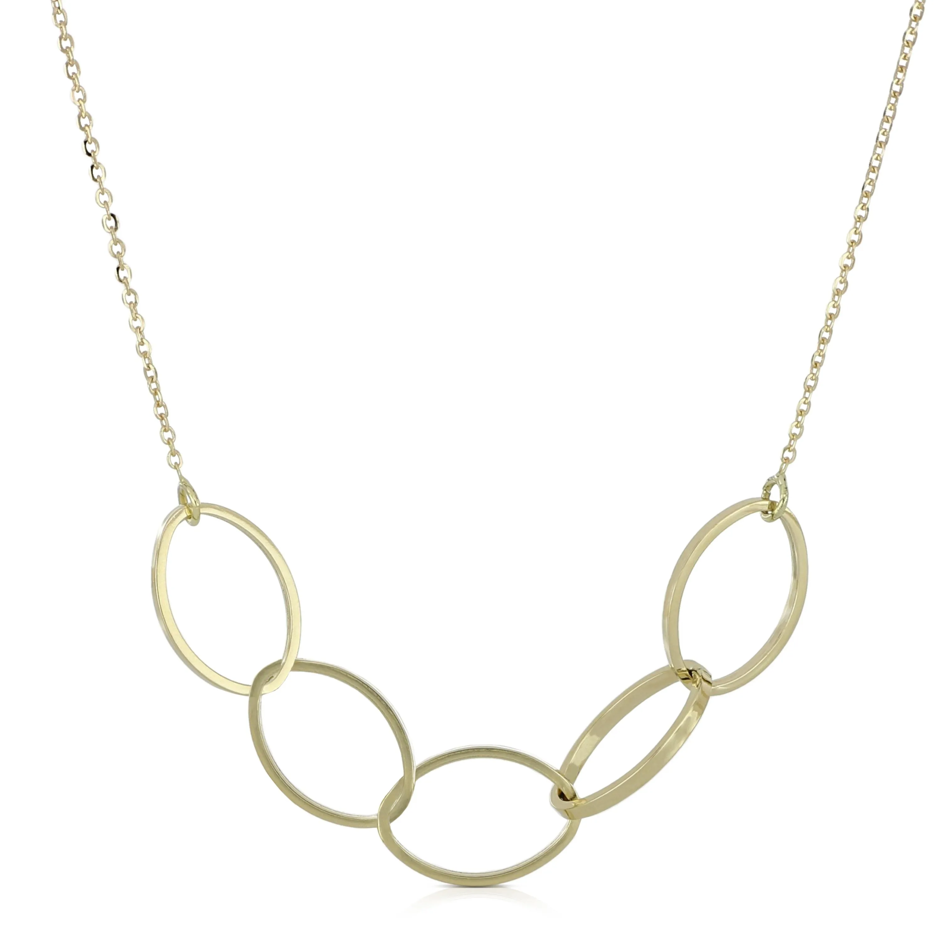 Collana oro giallo girocollo a catena
