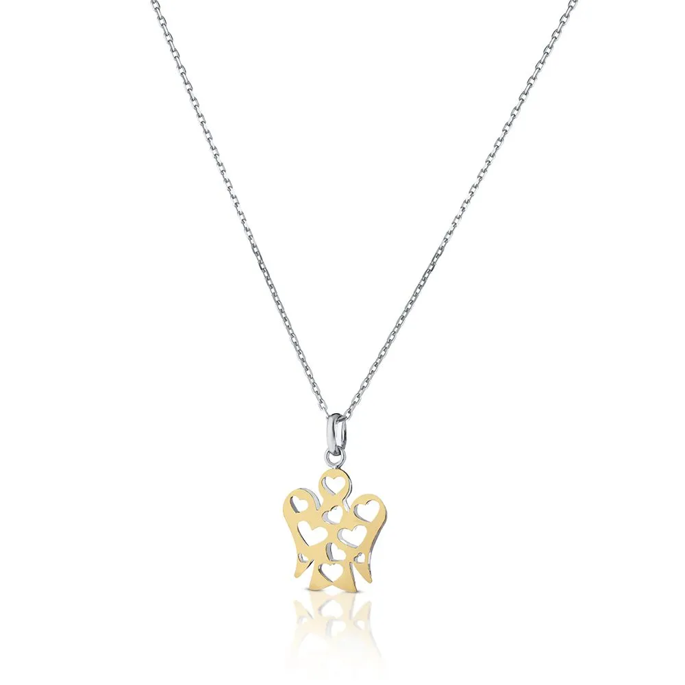 Collana Roberto Giannotti in Oro Giallo | Cuori – Angeli – NKT320