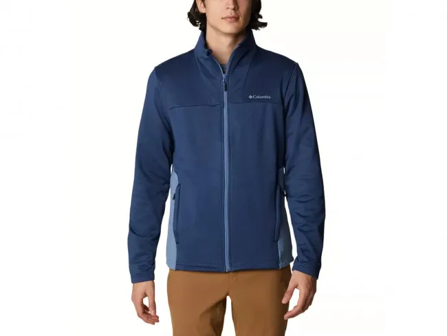 COLUMBIA FELPA MAGLIA PILE TREKKING UOMO ESTATE 1931312 464  MAXTRAIL MIDLAYER FLEECE COLLEGIATE NAVY