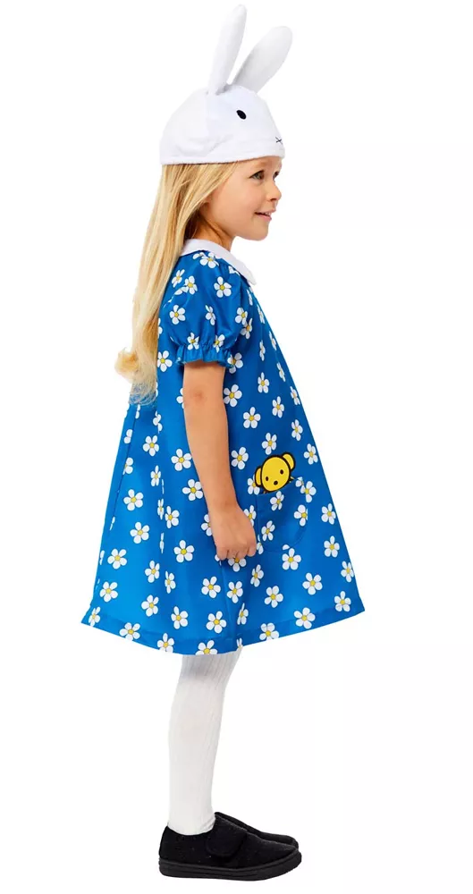 Costume da bambina Miffy coniglio blu
