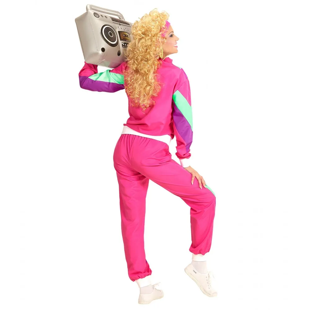 Costume Tuta Anni 80 Unisex per Feste a Tema, Taglia XXXL, Adulto