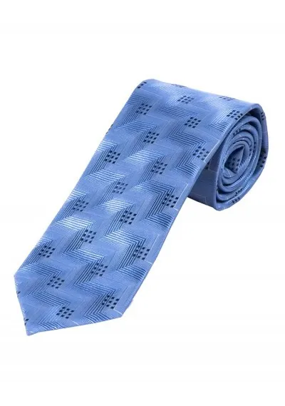 Cravatta uomo blu ghiaccio con motivo a struttura