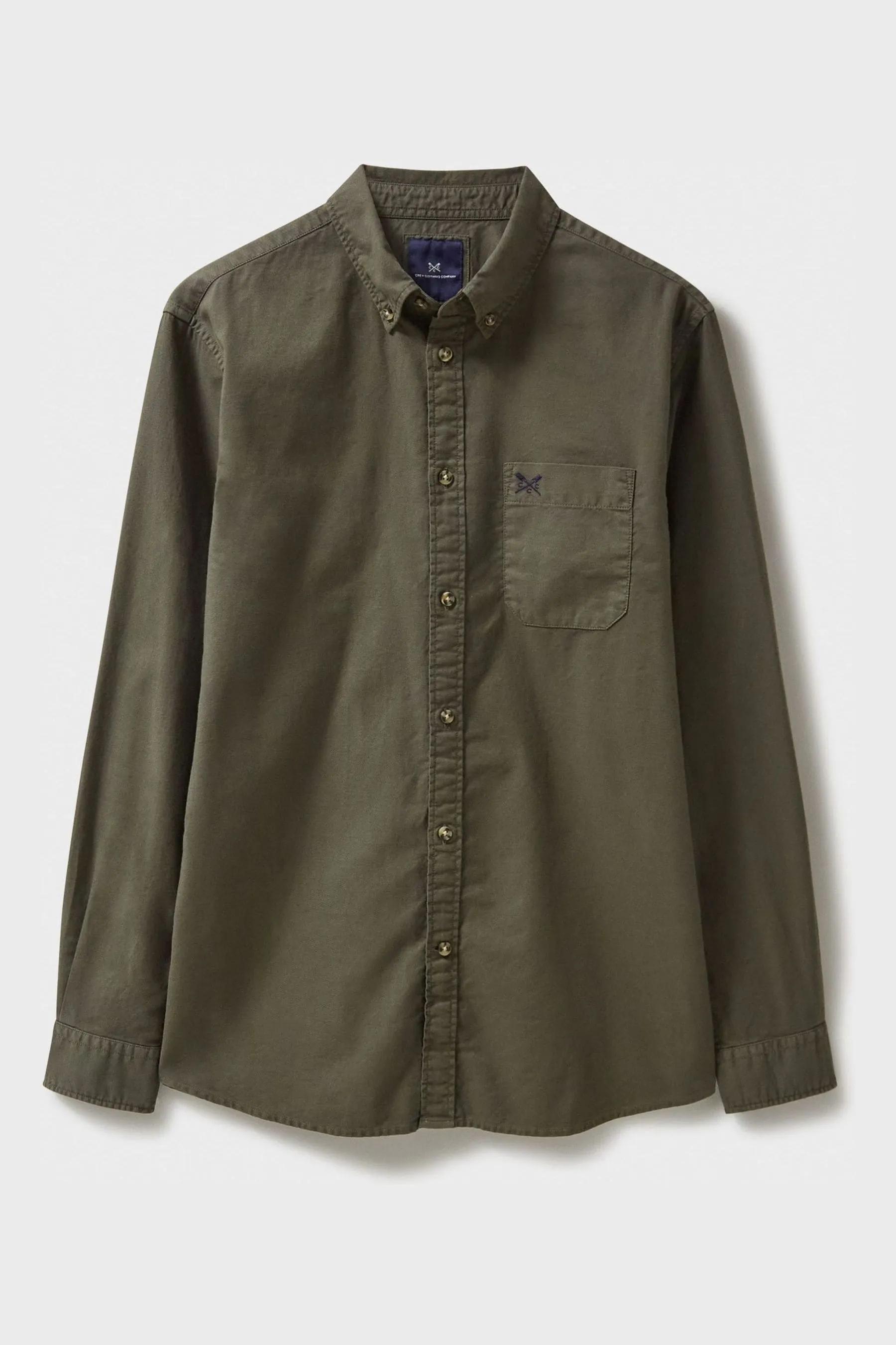Crew Clothing - Camicia classica tinta Oxford capo