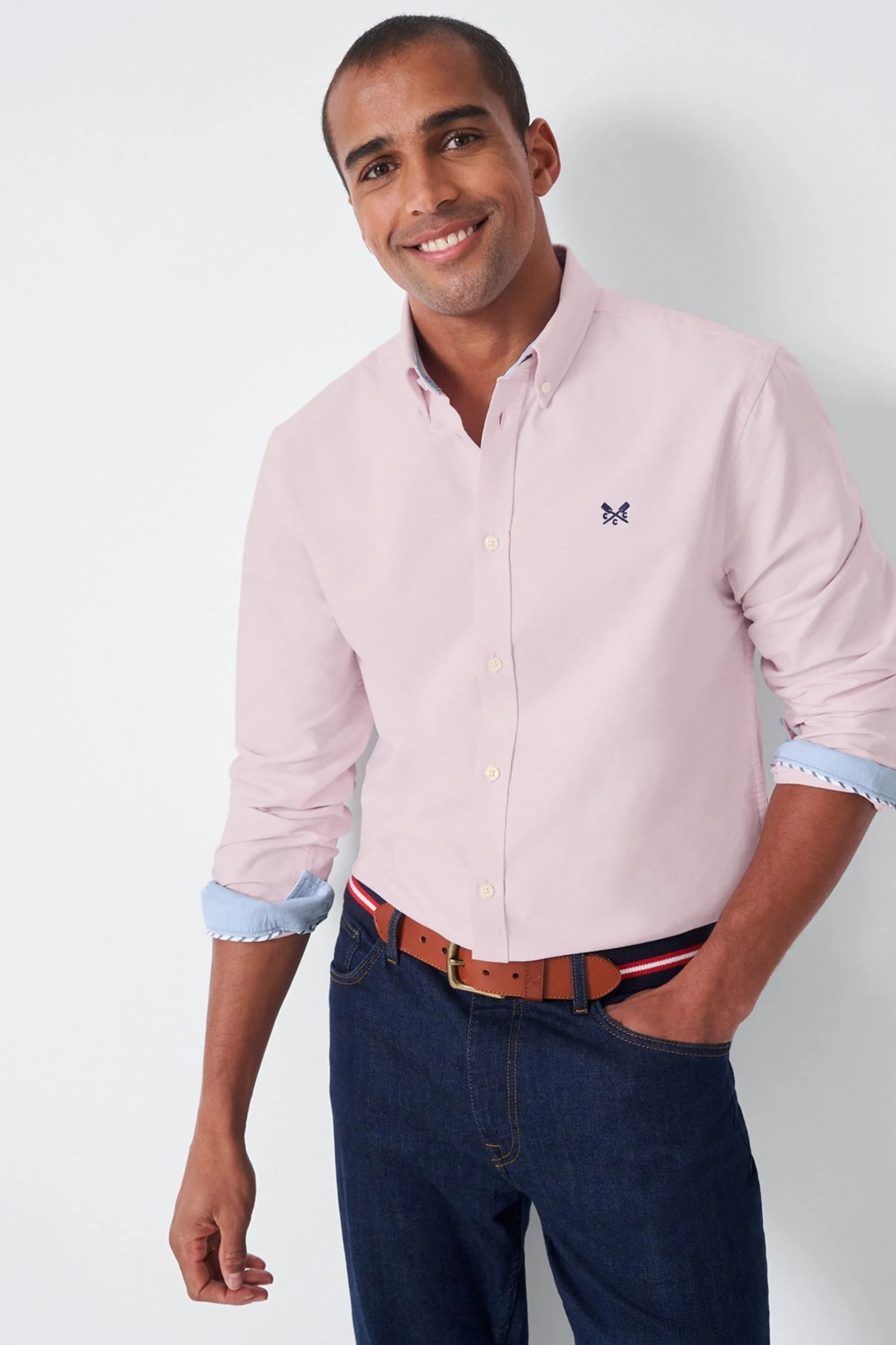Crew Clothing - Vestibilità attillata / Slim Oxford Camicia