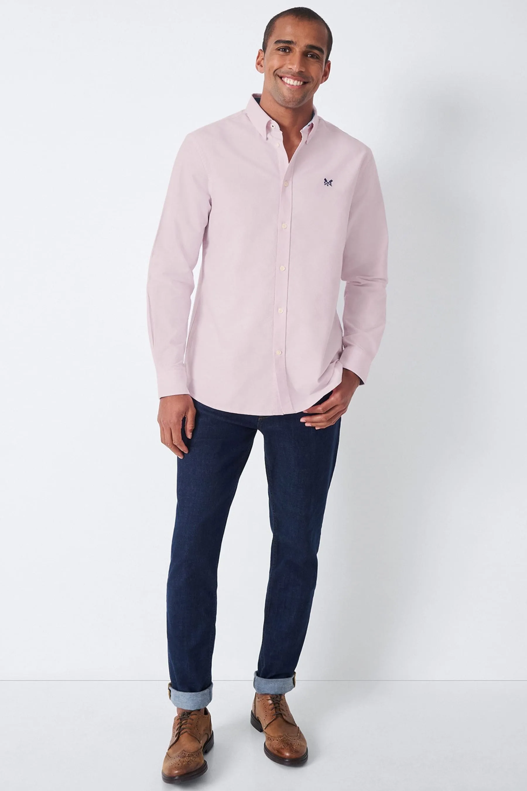 Crew Clothing - Vestibilità attillata / Slim Oxford Camicia