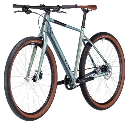 Cube Hyde Pro Fitness Bike Shimano Nexus 8S Belt 700 mm Metal Green 2023