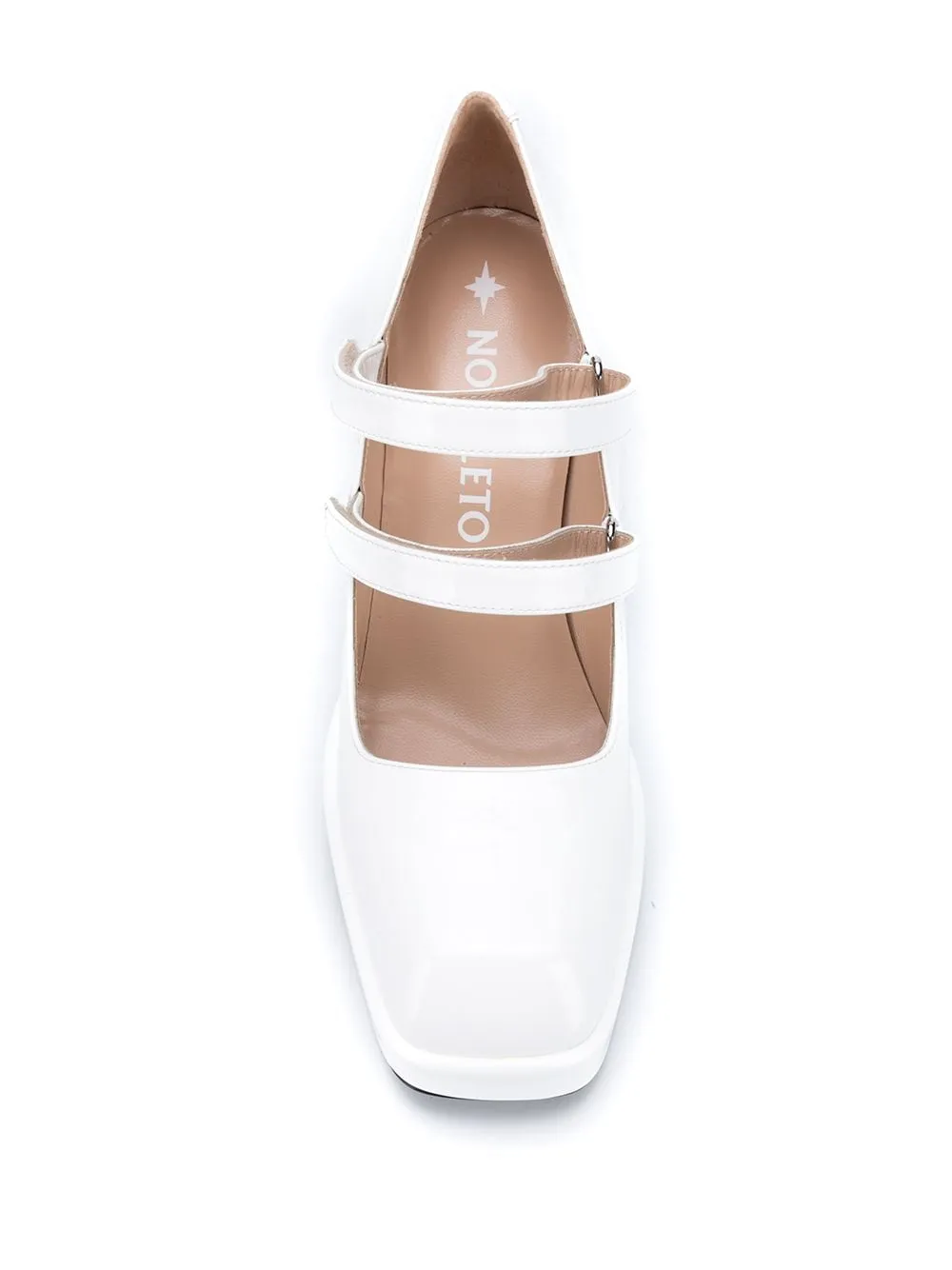 Decollete' Bulla con tacco largo in bianco- donna