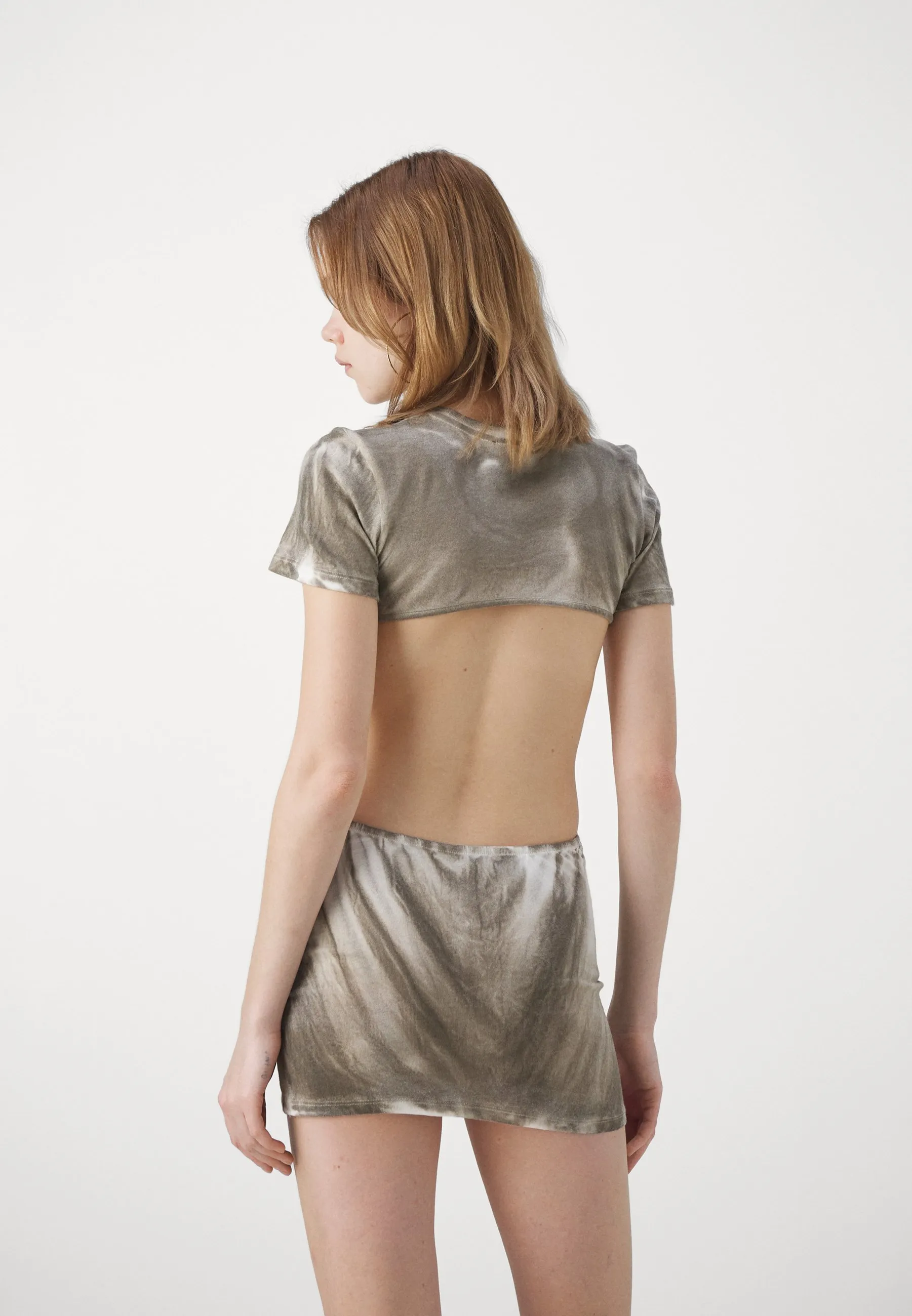 DIRTY WASH DRESS - Vestito di maglina