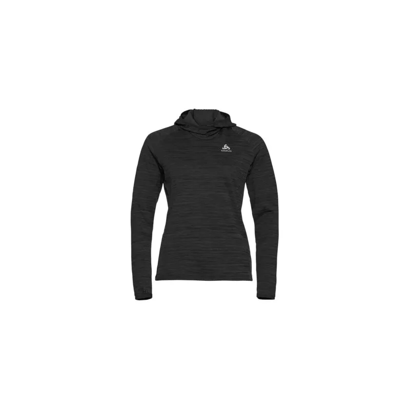 Donna Odlo Maglione Run Easy Warm (nero melange)