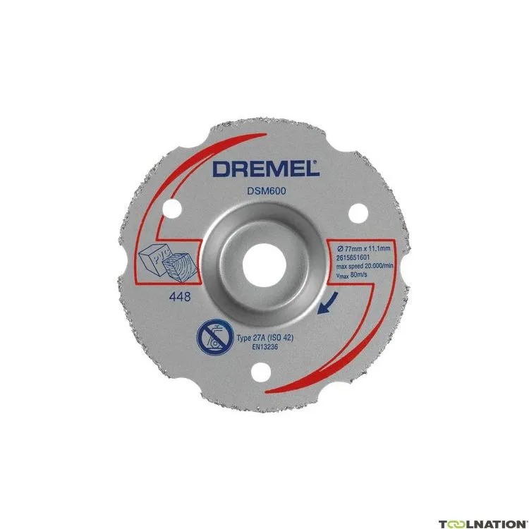 Dremel 2615S600JB DSM20 disco da taglio in carburo di zinco multiuso da 20 mm (DSM600)