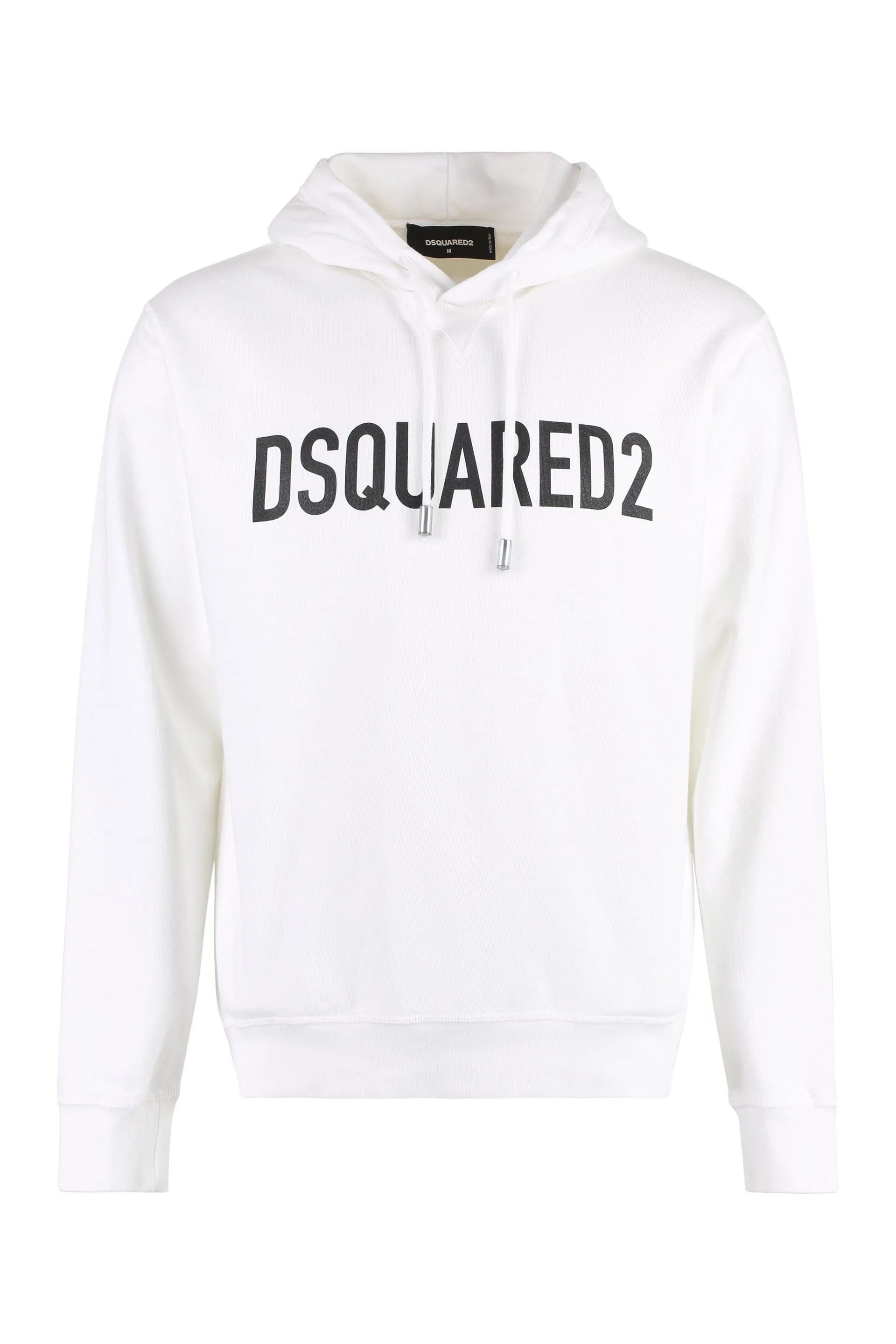 Dsquared2 Felpa in cotone con cappuccio