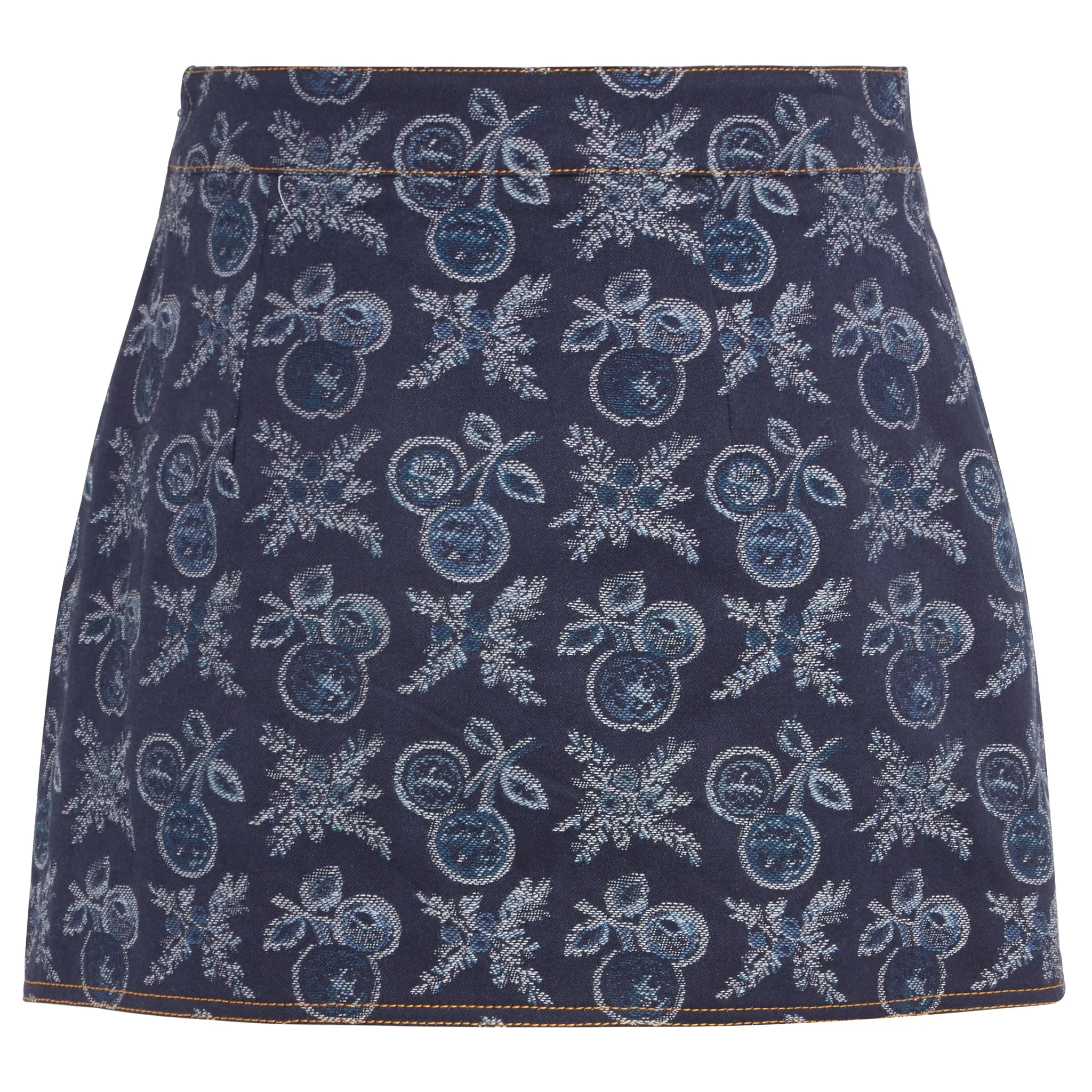 ETRO  Mini gonna in cotone blu