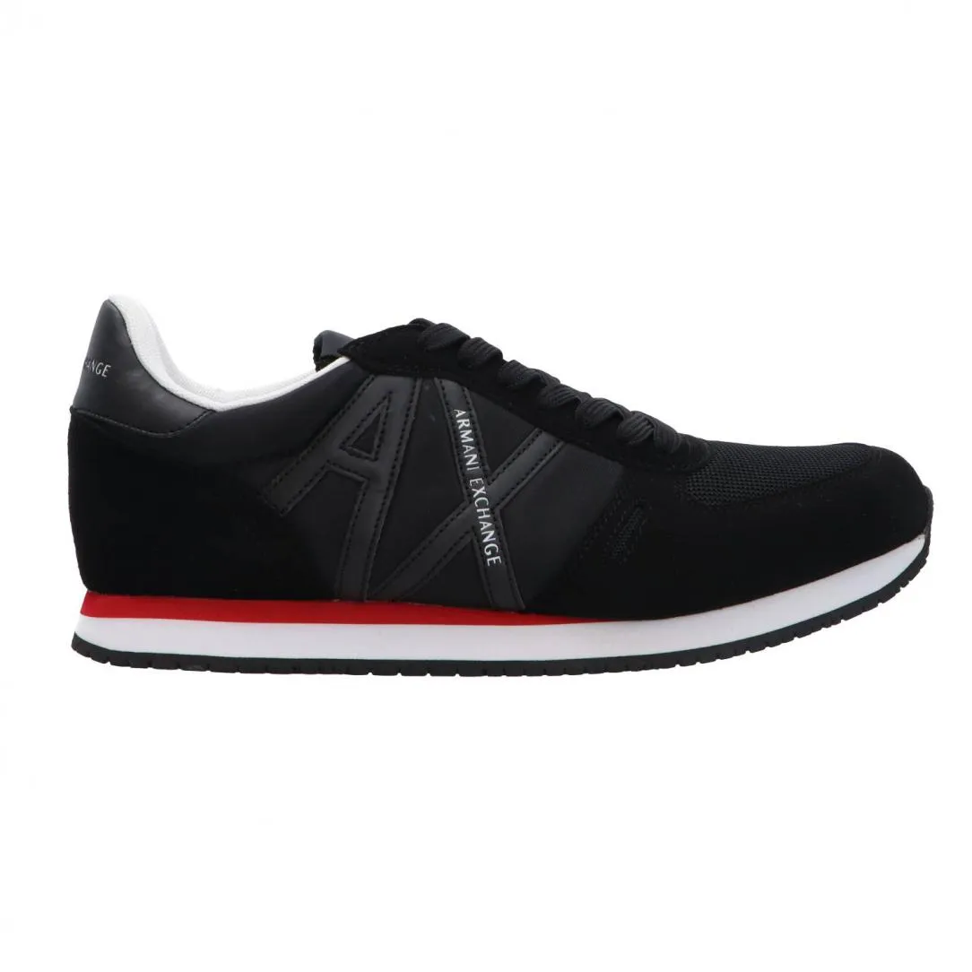 Exchange X017 eco suede, mesh e nylon Nero