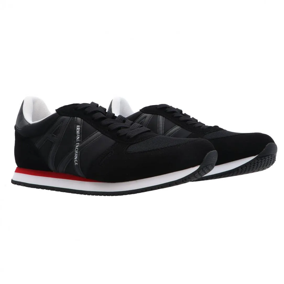 Exchange X017 eco suede, mesh e nylon Nero