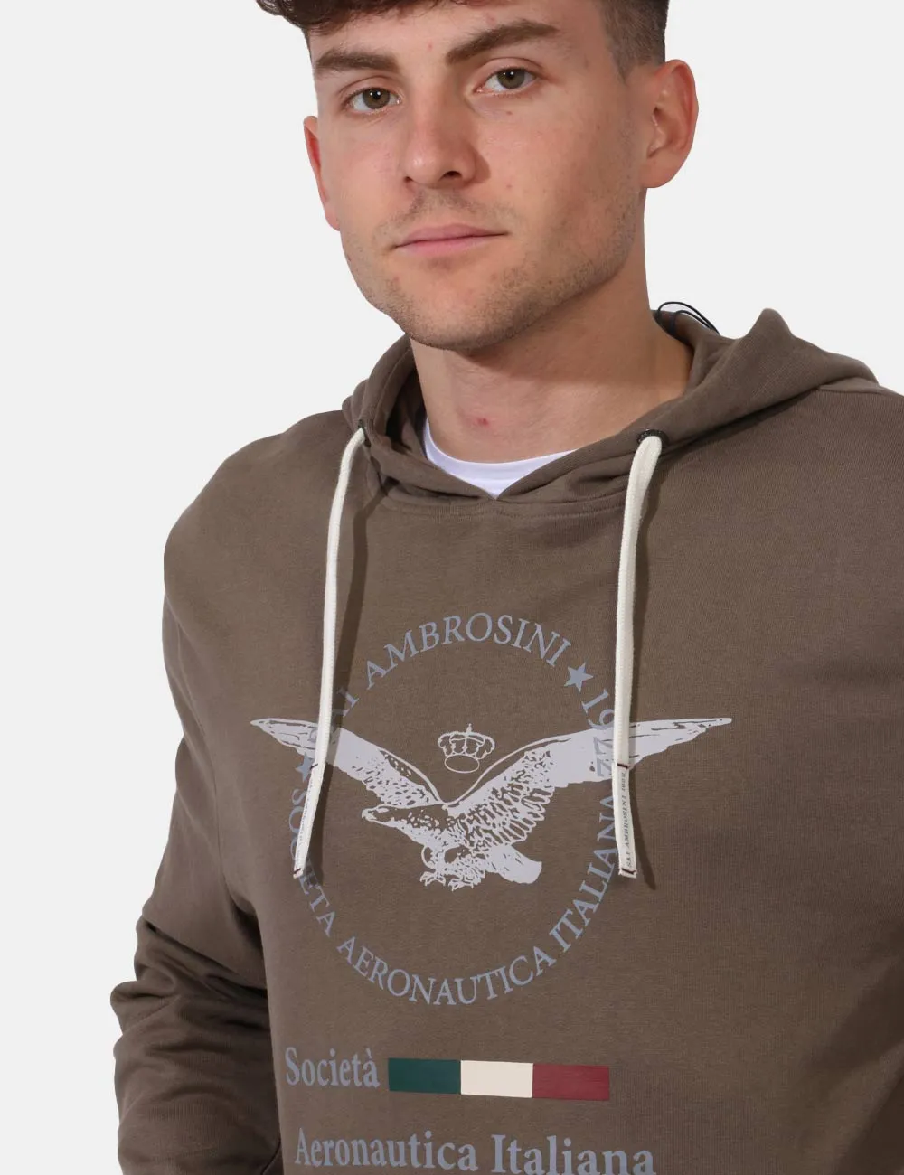 Felpa Aeronautica Italiana Verde
