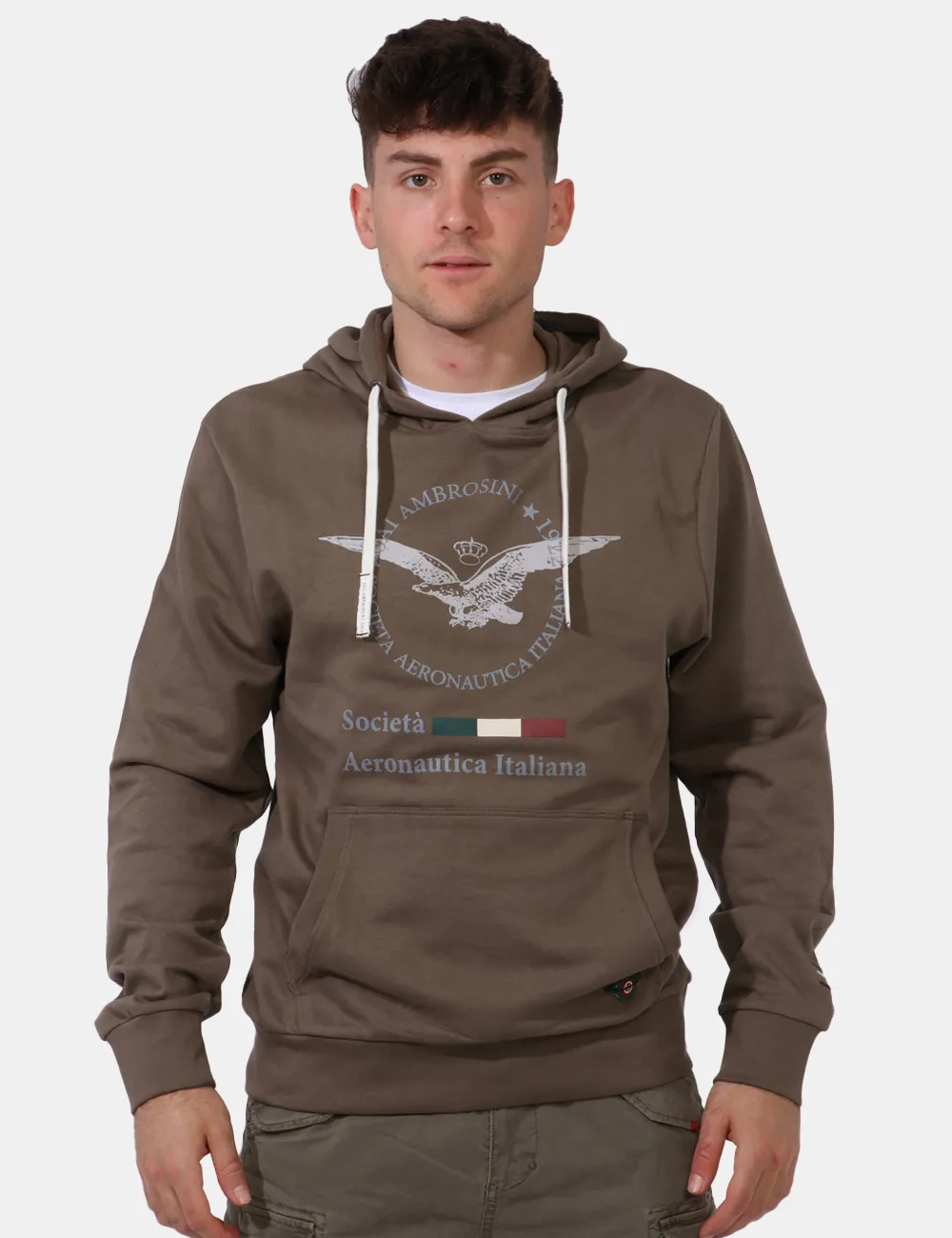 Felpa Aeronautica Italiana Verde