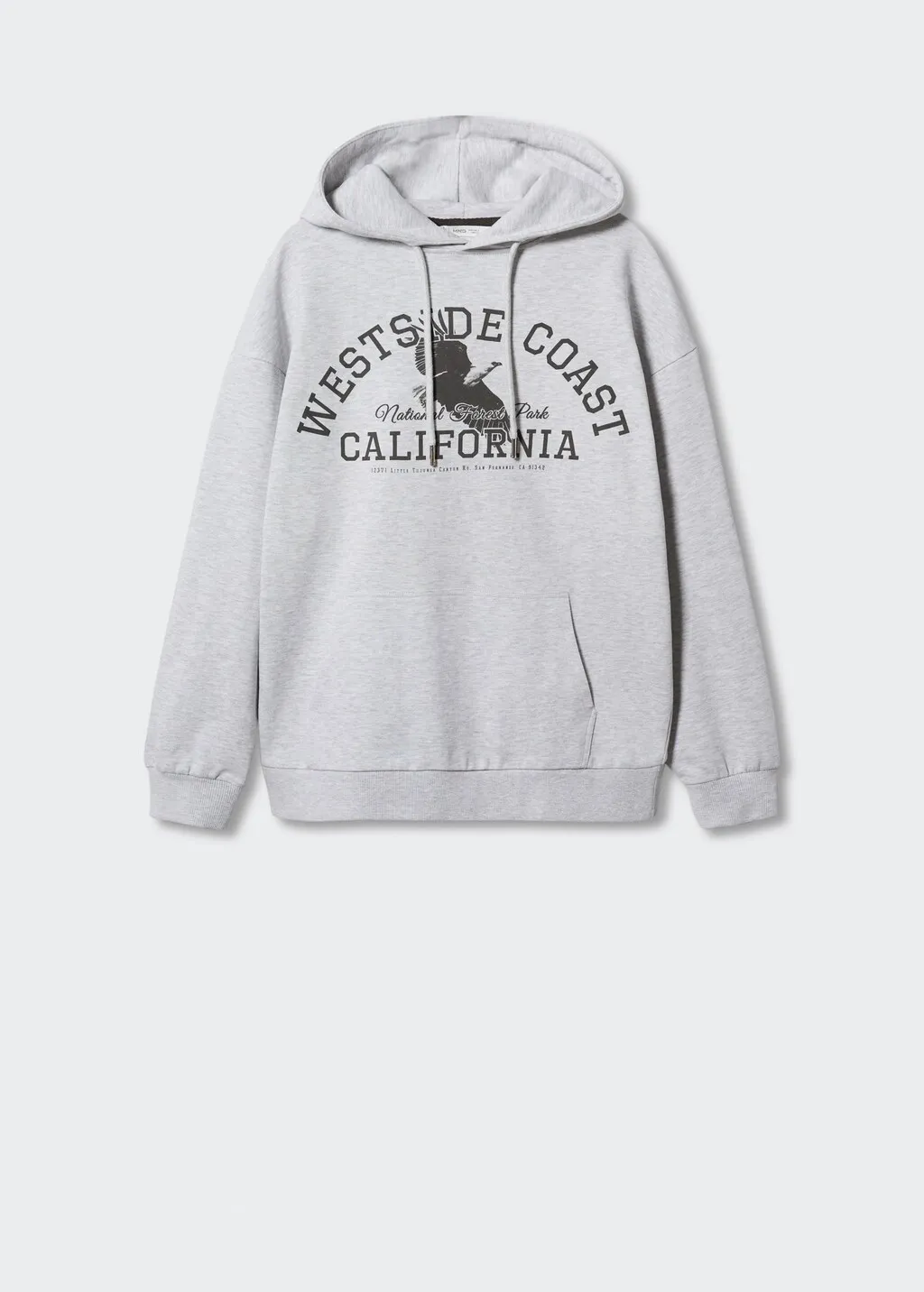 Felpa cotone scritta